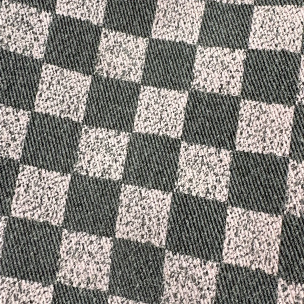 Social Collision Pink and Gray Checkered Skinny Jeans - Picture 2 of 4